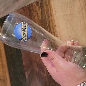 Blue Moon Drink glass